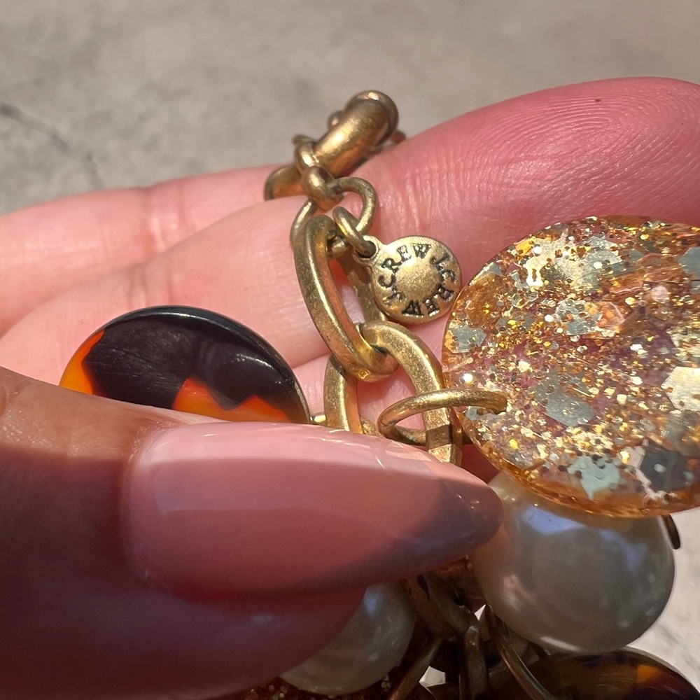 J. Crew gold- tone statement and tortoise necklace - Picture 3 of 5